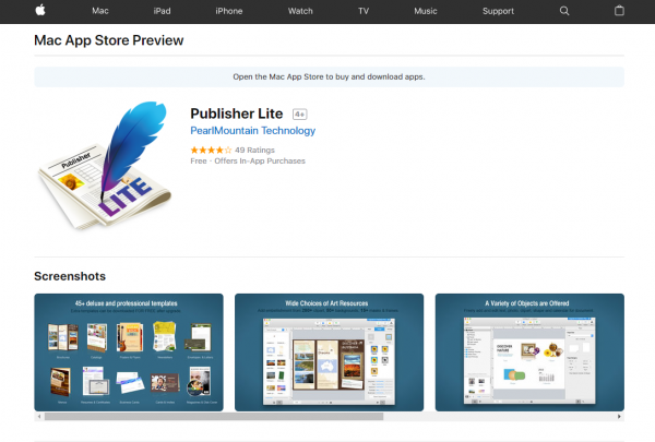 free publisher windows for mac
